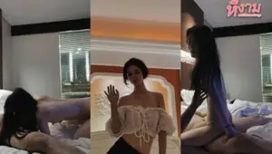 คลิปหลุดไทย สาวร่างบางเต้นยั่วๆก่อนที่จะโดนจับเย็ด เอาควยมาอมให้จนเสียวแล้วขึ้นข-300x450